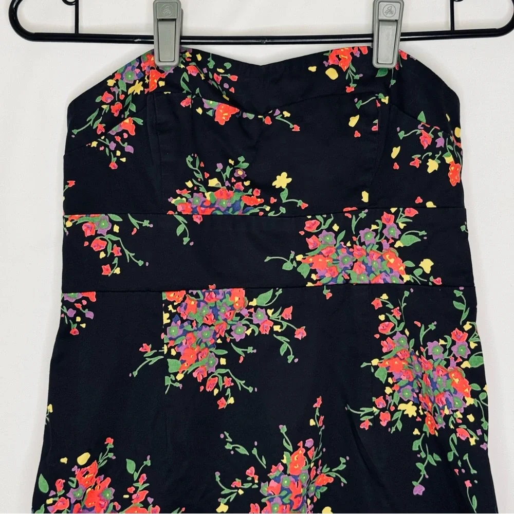 Free People Poison Apple Floral Strapless Mini Dress